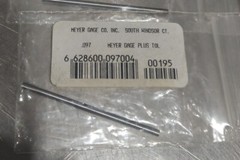 Lot Of 12 – MEYER .096″ – .102″ GAGE PLUS PIN. See Sizes In Description