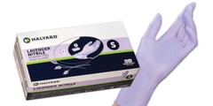 *500-Gloves* Halyard Lavender Powder-Free Nitrile Examination Small 52817