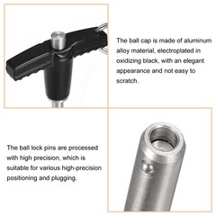 T Handle Locking Pins Push-Button Quick Release Pin with Lanyard 6mm-100mm
