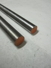 4140 Alloy Steel Round Bar Stock Rods Lot 1.375 and 1.125 In Diameter 12 In Long
