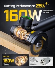 Fanttik M10 ACE Cordless Angle Grinder Brushless & Fanttik Z10 Pro Cordless H…