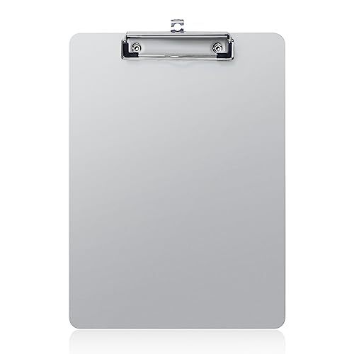 Metal Clipboard Case with Storage Box Self Locking A4 Paper Holder Aluminum
