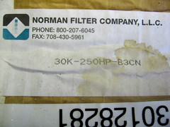 Norman 30,000 PSI 3-Micron Inline Filter 30K-250HP-B3CN Stainless Steel / 1/4″