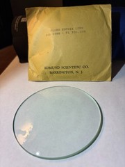 Edmund Scientific 89mm Plano Convex Lens FL 304.8mm Optics USA