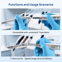 COXO CX235-2S Dental 20° Straight Low-speed Handpiece 1:1 External