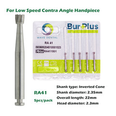 Wave Dental Carbide Burs Latch Bur 41 RA CA Inverted Cone Low Speed 2.35mm