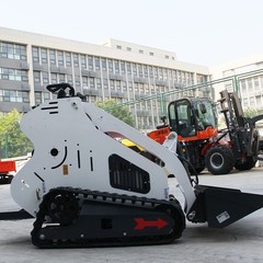 Mini Skid Steer Track Loader B&S Gas Engine with 2 Attachments USA Stock