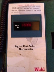 Wahl Platinum 392 Digital Heat-Prober Thermometer -50.0/500.0 C W Case Tested