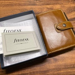 Filofax Malden Ochre Micro Size M5 Leather System Planner Used