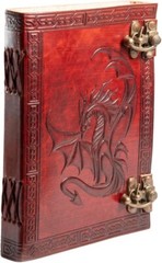 Handmade Leather Sketchbook 5×7–200 Unlined Pages, Rustic Travel Journal, B1 G1