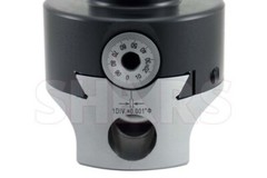 Shars 4″ Adjustable Boring Head 0.0005 Radius + Removable R8 Shank NEW M]