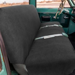 Grey Universal Car Bench Seat Cover Full Size Truck Fit