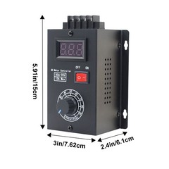DC Motor Speed Regulator 6V-90V Digital LED PWM Motor Controller Switch Reverse