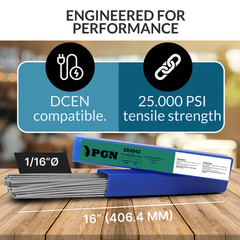 ER4043 1-lb 1/16″ x 16″ Aluminum Welding Rod – TIG Filler Rod, TIG Rod