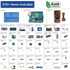 Arduino Starter Kit with Original Uno R3 RoHS Compliant 34 Projects Electronic