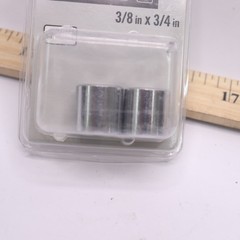(2-Pk) Everbilt Spacers Steel Chrome 3/8″ x 3/4″ 370 025