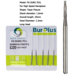 Wave Dental Carbide Surgical Burs FG SURG 2 4 557 557L 702 Long Shank High Speed