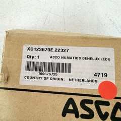 ASCO XC123670 Numatics Benelux Solenoid Valve