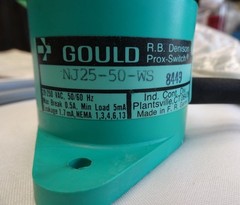 PEPPERL+FUCHS/GOULD NJ25-50-WS AC N/O LONG RANGE PROXIMITY SENSOR *NEW* (557)