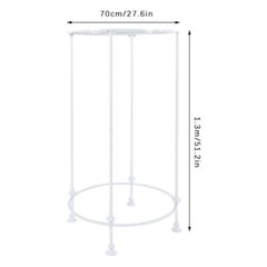Round Garment Rack, Freestanding Hanging Rack, Clothes Store Display Rack