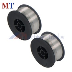 2 Pack E71T-GS .030 Inch (0.8mm) 2LB Gasless Mild Carbon Steel Welding Wire
