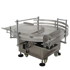 Bottles Accumulation Table39.3″ Dia. Bottle Turn Rotary Sorter w/Wheel 30.7″ H
