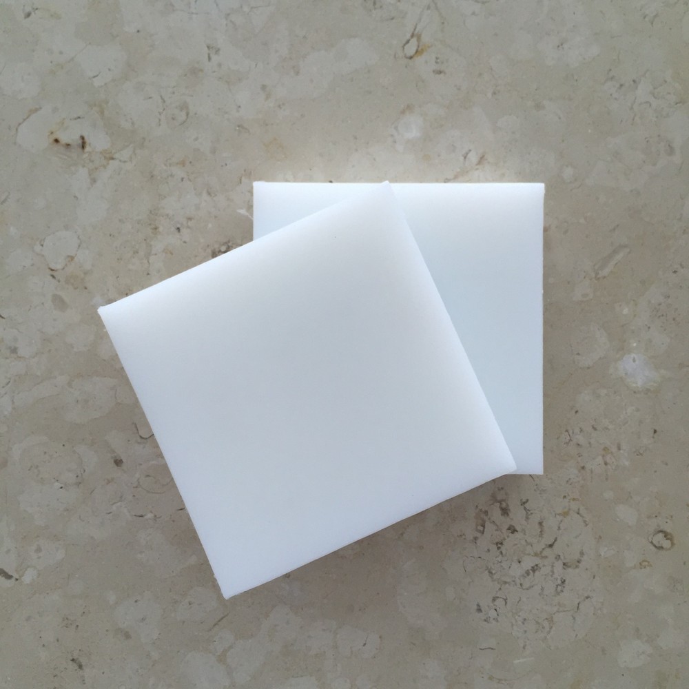 HDPE (High Density Polyethylene) Plastic Sheet 1/4″ x 12″ x 12″ Natural