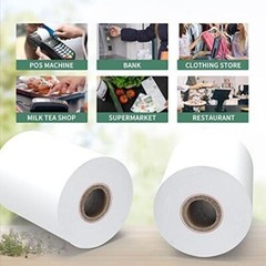 2-1/4″ x 70′ THERMAL PAPER ( 100 ROLLS ) POS For Clover Flex, First Data FD400