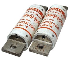 Gould Shawmut A60X150 Type 4 Form 101 600 V AC 150 A Fast-Acting Fuses