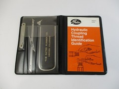 1981 GATES Hydraulic Hose & Coupling Identification Kit w/ Book (3) Tools LN