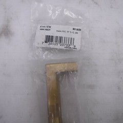 SEE DESCRIPTION Emtek Keaton Pull, 10″ Center-to-Center, Satin Brass 86719us4