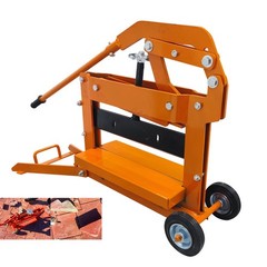 Paving Tool Walkway Bricks Splitter Cutter w/Wheels 0-15.7in Cutting Width