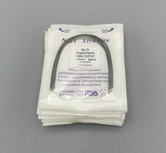 Dental Orthodontic Arch Wire Super Elastic Niti Round Rectangular Natural Form