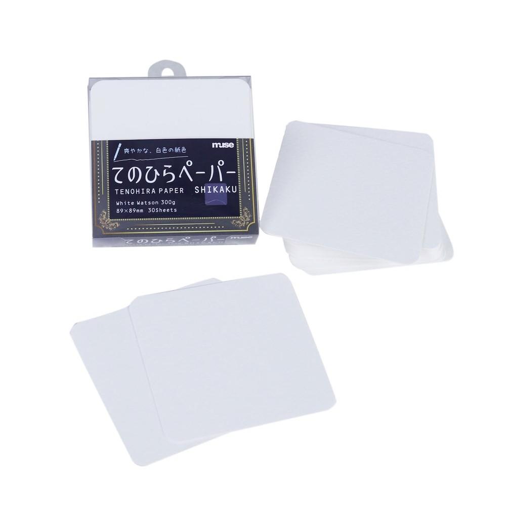 Palm-sized paper SHIKAKU white Watson 30 sheets 89 x 89 mm TPS-HW