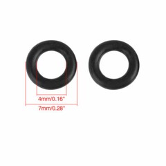 100pcs 7×1.5mm Nitrile Rubber O-rings Heat Resistant Sealing Ring Gaskets✦KD
