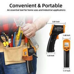 IR Infrared Laser Thermometer Temperature Gun Temp Measurement Meter Cooking US