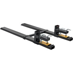Clamp on Pallet Forks 4000 lbs Tractor Forks 60″ Adjustable Bucket Forks