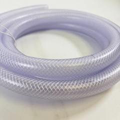 EZ FLO 5/8 in. D X 7/8 in. D X 10 ft L PVC Braided Reinforced Vinyl Tubing 98629