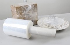 2 Pack Mini Stretch Wrap Roll with Handle 5 Inch Heavy Duty Packing Film