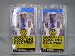 2 OccuNomix MiraCool PVA Cooling Neck Wrap w/Sun Protection Fishing Sports Work