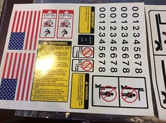 NEW Forklift Safety Decal KIT SY1711 Forklift OSHA Compliant kit X 2 sets