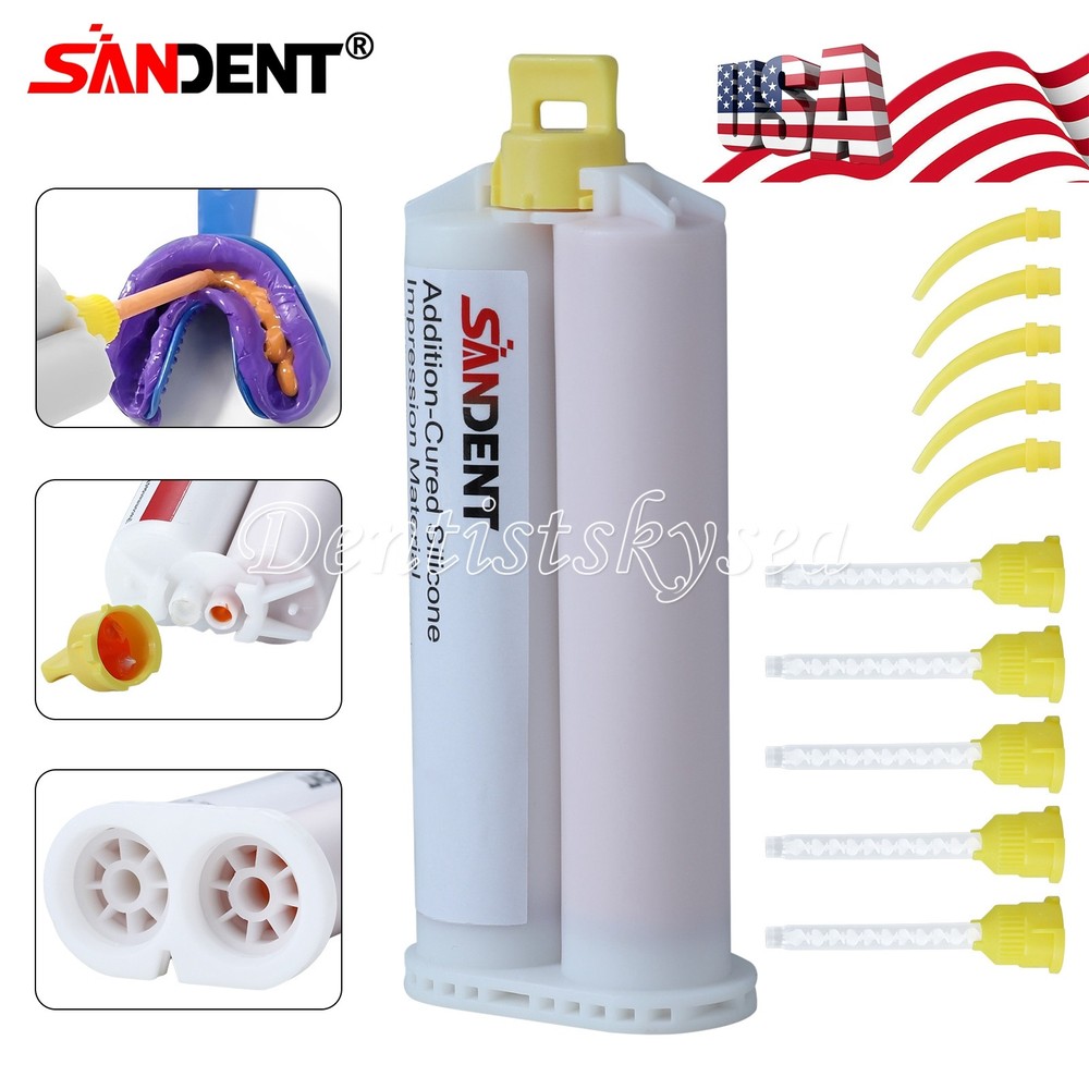 MEDIUM HEAVY LIGHT Material REGULAR SET Dental VPS Impression 50ml Cartridge USA