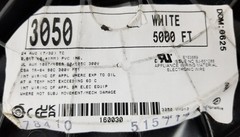 5000′ Alpha 3050 WH013 24AWG Stranded HookUp Wire White PVC UL1007/1569 300V NEW