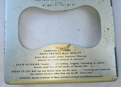 Milk Filter Discs Face Cover Perfection Dubl Chem Faced Metal Cover Schwartz Mfg