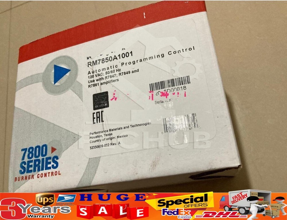 Honeywell RM7850 A 1001 RM7850A1001 Burner Control New & Genuine Fast Ship