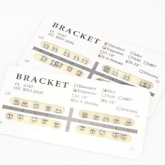 Dental Orthodontic Bracket Braces MIM Monoblock Ultrathin Roth/MBT 022/018 Hooks