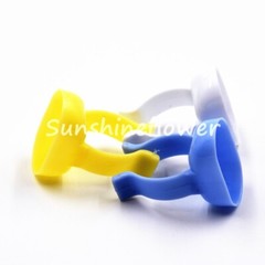 100 Pcs Dental Endo Finger Rings Disposable Dappen Dish Prophy Handy Bowl Mixing