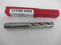 Titan USA TC74344 , 1/2″ Solid Carbide .0900″ Corner Radius End Mill