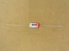 S01006 (2 Pc Lot) 0.01 ufd 160 volt 160V 2.5 % axial polystyrene capacitor