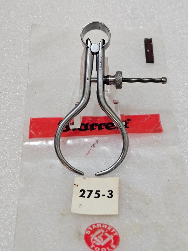 L.S. STARRETT Toolmaker’s 3″ Outside Spring Caliper No. 275-3
